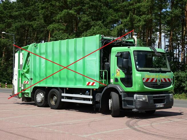 Renault Premium 310 DXI , Rama pod zabudowe , 3 osie , oś skrętna