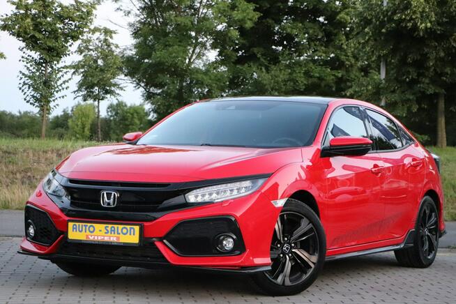 Honda Civic krajowy,2-wł, serwis, model 2018,dach szklany panoramiczny