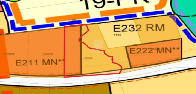 Działka budowlana Uszew gm. Gnojnik