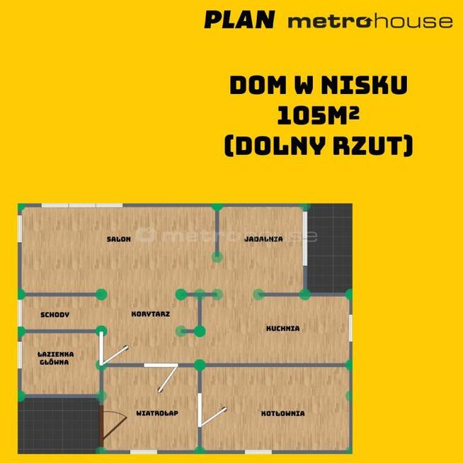 Komfortowy, gotowy do zamieszkania dom w Nisku