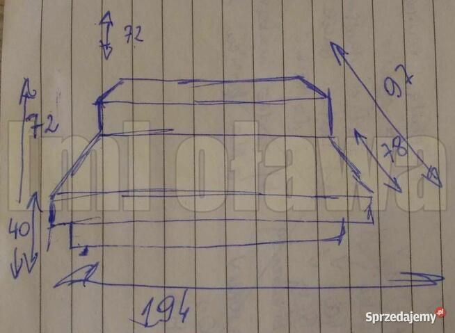 sofa łóżko rozkładane z miejscem na pościel + poduszki