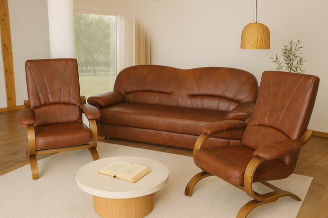 Bestsellerowa wersalka Gala w skórze naturalnej