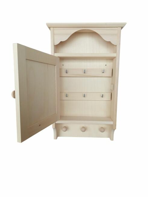 Szafka na klucze decoupage ręcznie zdobiona