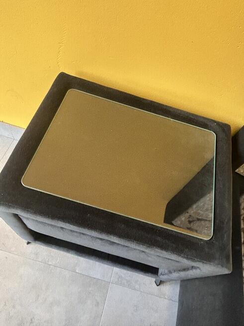 Łóżko z pojemnikiem 160x200cm +stolik nocny