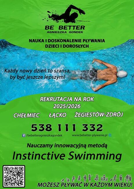Nauka pływania - Żegiestów-Zdrój, Chełmiec, Łącko