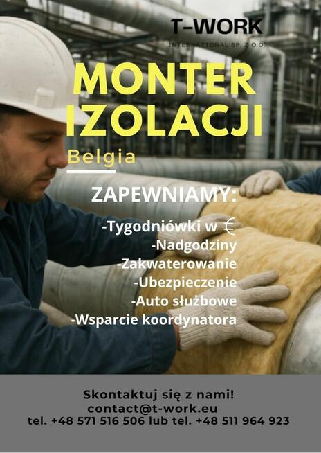 Monter Izolacji Przemysłowych