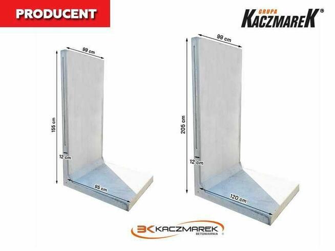 Mury Oporowe Prefabrykowane TYPU L – Ściany Oporowe, ELKI