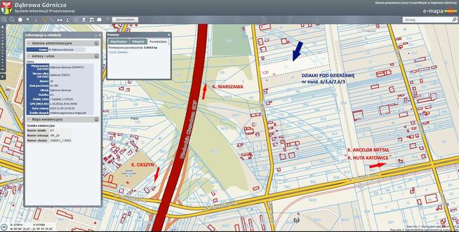 Dzierżawa !!! Magazyn Energii, Farma Wiatrowa, PV, Baza