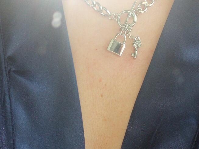 Łańcuszek z kłódką