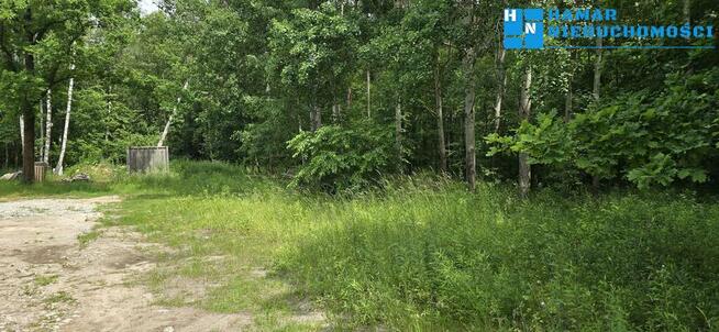 Działka pow. 1386m2 z prywatnym lasem pow. 5511m2