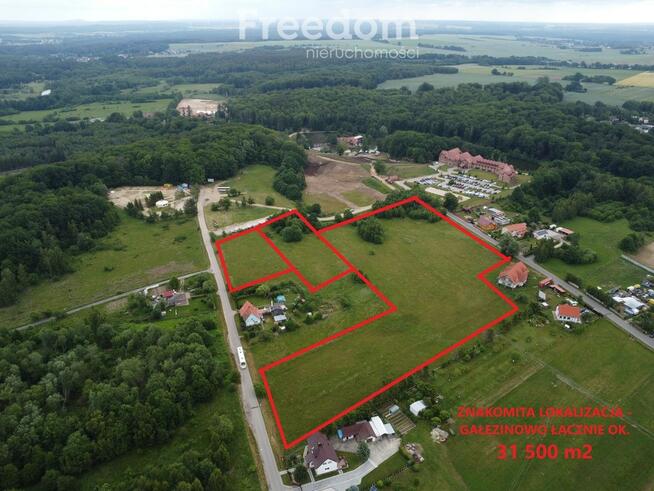 Działka Gałęzinowo, 3574m2, 8km od morza