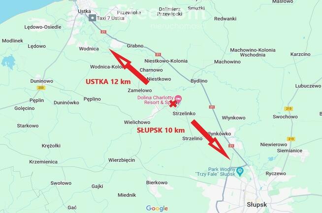 Działka Gałęzinowo, 3574m2, 8km od morza