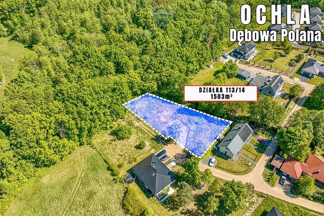 Działka na ekskluzywnym osiedlu Dębowa Polana!