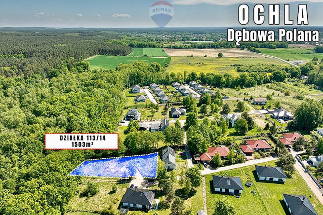 Działka na ekskluzywnym osiedlu Dębowa Polana!