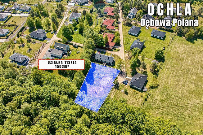 Działka na ekskluzywnym osiedlu Dębowa Polana!