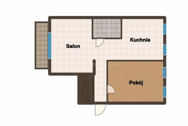 2 pokoje, niski czynsz, parking + poddasze Olsztyn