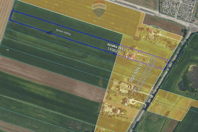 Dla inwestora - teren 1,5ha w sąsiedztwie CPK