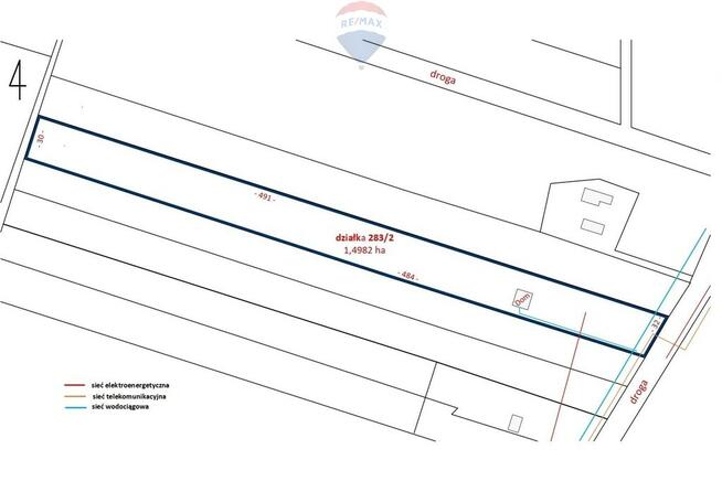 Dla inwestora - teren 1,5ha w sąsiedztwie CPK