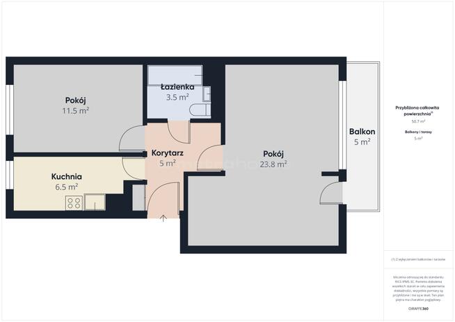 51m² do własnej aranżacji