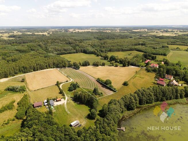 Z widokiem na jezioro (50 m), możliwość zabudowy