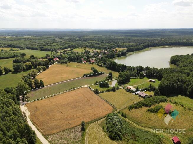 Z widokiem na jezioro (50 m), możliwość zabudowy
