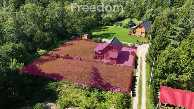Mazury / działka / domek nad jeziorem / Bogacko