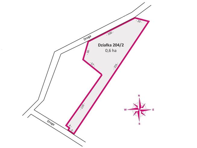 Działka 60 ar – Niechobrz, 10km od Rzeszowa