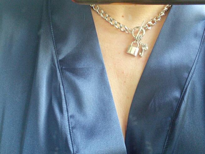 Łańcuszek z kłódką