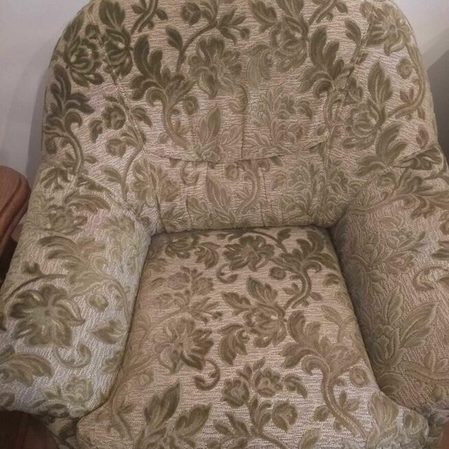 Elegancki zestaw fotel i kanapa firmy KLER