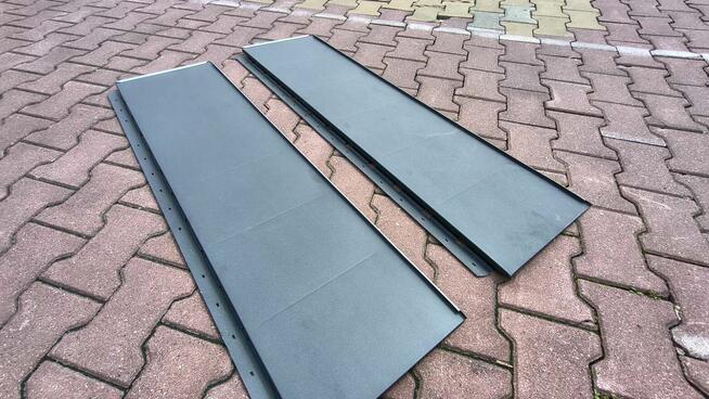 Blachodachówka płaska grafitowa od ręki Blachtex Klęczany