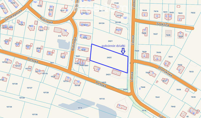 Na sprzedaż działka budowlana Niekanin, pow.3554m2