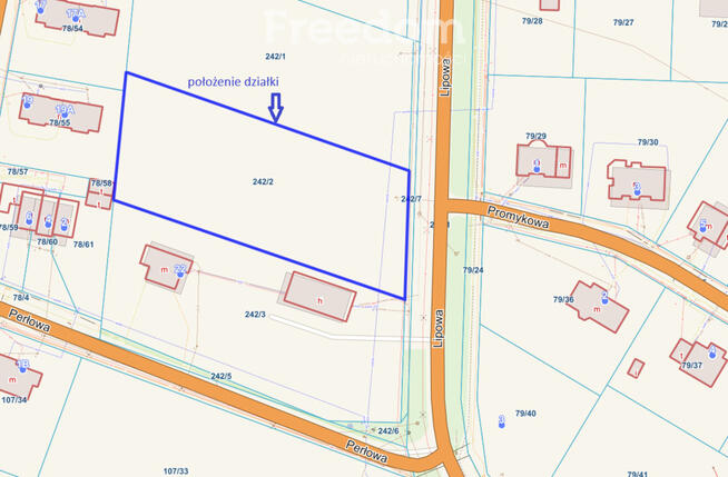 Na sprzedaż działka budowlana Niekanin, pow.3554m2