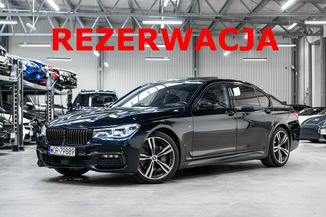BMW 740 xDrive 320KM M-Sport. 22 000 km! Masaże. Skrętna oś. ACC.