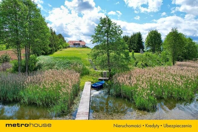 * Luksusowy dom z basenem nad jeziorem 1,11 ha *