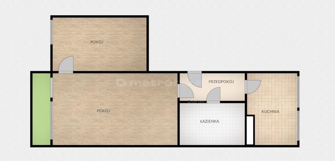Mieszkanie 2-pokojowe 37,5m2 na Teofilowie