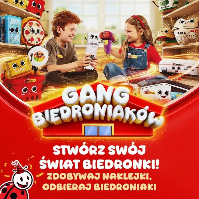 Naklejki z nowej serii GANG BIEDRONIAKÓW w najniższej cenie!