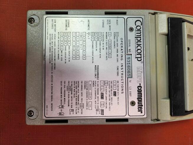 kalkulator Compucorp 324G