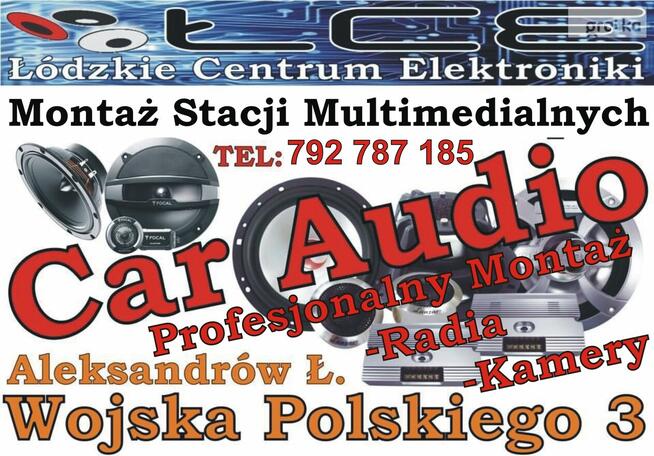montaż radia samochodowego Lutomiersk