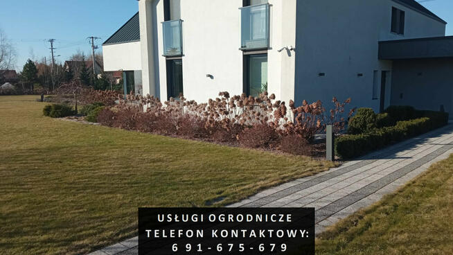 Usługi ogrodnicze - zakładanie i pielęgnacja ogrodów itp.