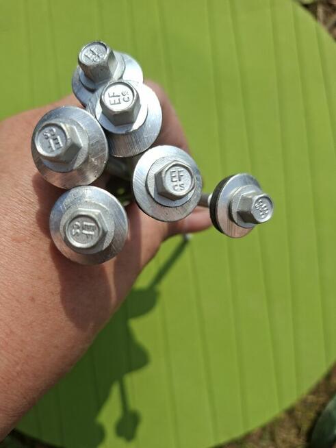 Wkręt nierdzewny 165 do płyty warstwowej podkładka+uszczelka