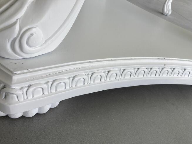 Włoski komplet stół krzesła hart szklany stylowy ekskluzywny