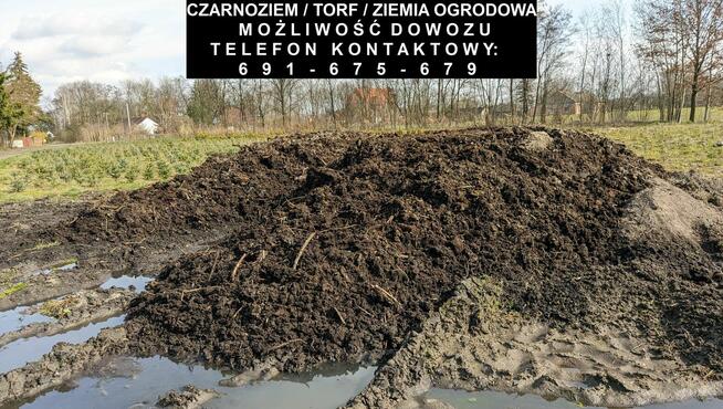 Podłoże ogrodowe - torf czarnoziem ziemia ogrodowa - DOWÓZ