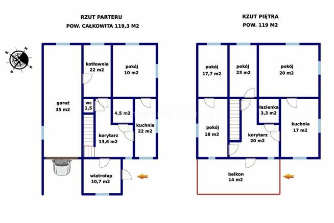 Dom na wsi w Rębisze-Kolonia, gm. Goworowo.
