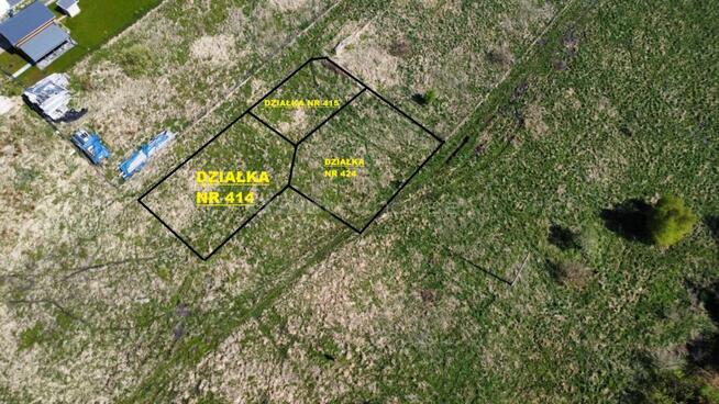 DĘBINA 3 DZIAŁKI W CENIE JEDNEJ OKAZJA 1157m kw.