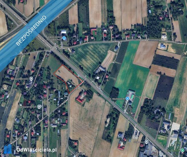 Sprzedam działkę usługowo-inwestycyjną przy granicy Miasta Lublin 8200 m2