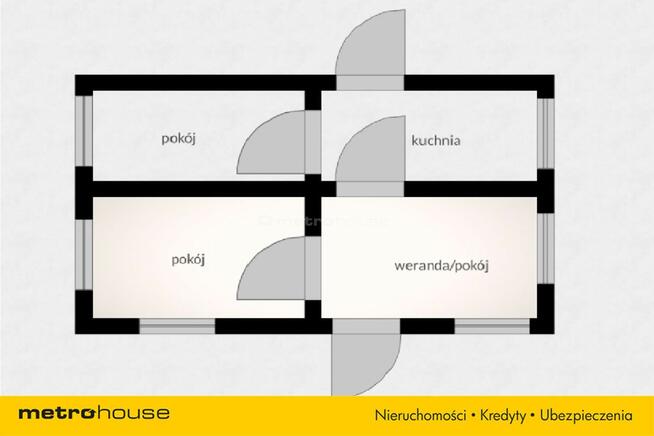 Działka budowlana z domkiem letniskowym