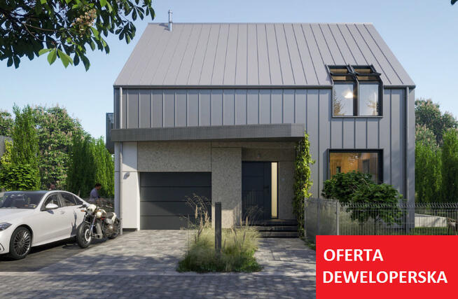 NOWOCZESNY DOM &gt; 119,5 m2 &gt; W OTOCZENIU ZIELENI