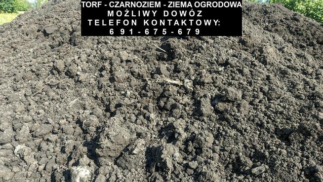 Podłoże ogrodowe - torf czarnoziem ziemia ogrodowa - DOWÓZ