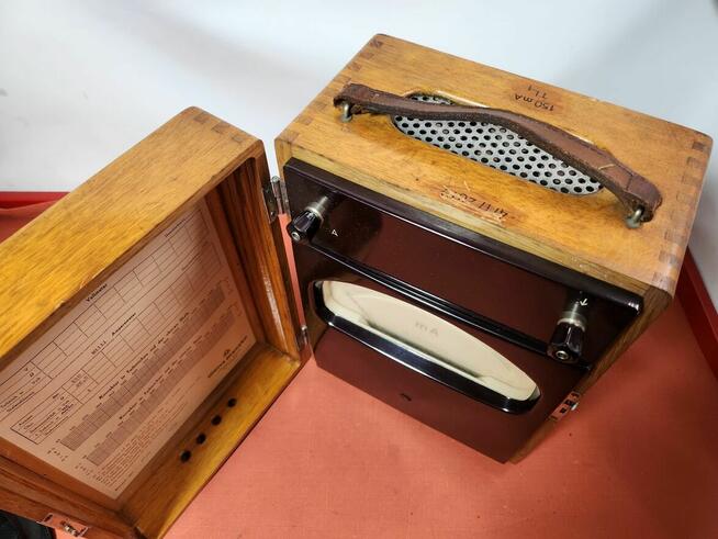 miliamperomierz elektrodynamiczny Metra Blansko EL20.