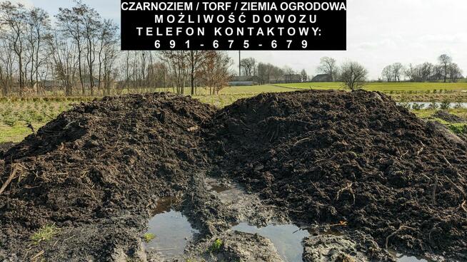 Podłoże ogrodowe - torf czarnoziem ziemia ogrodowa - DOWÓZ